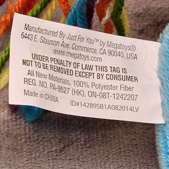 Ty Sparkle My Little Pony Blue 8" Plush Rainbow Dash - Picture 6 of 6